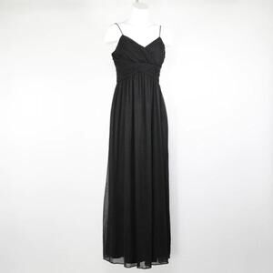 Adrianna Papell Black Sparkle Maxi‎ Dress